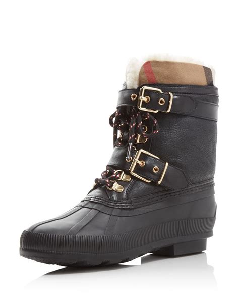 Burberry Windmere Duck Booties 